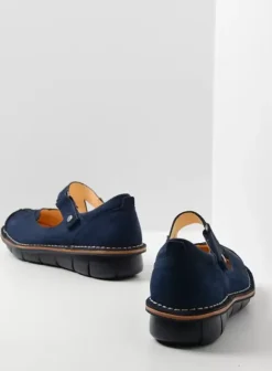 Bandschoenen|Wolky Cordoba blauw nubuck