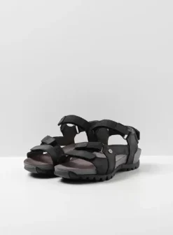 Sandalen|Voorjaar/zomer|Wolky Cradle zwart leer