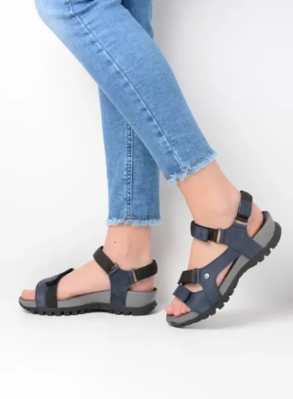 Sandalen|Voorjaar/zomer|Wolky Cradle blauw leer