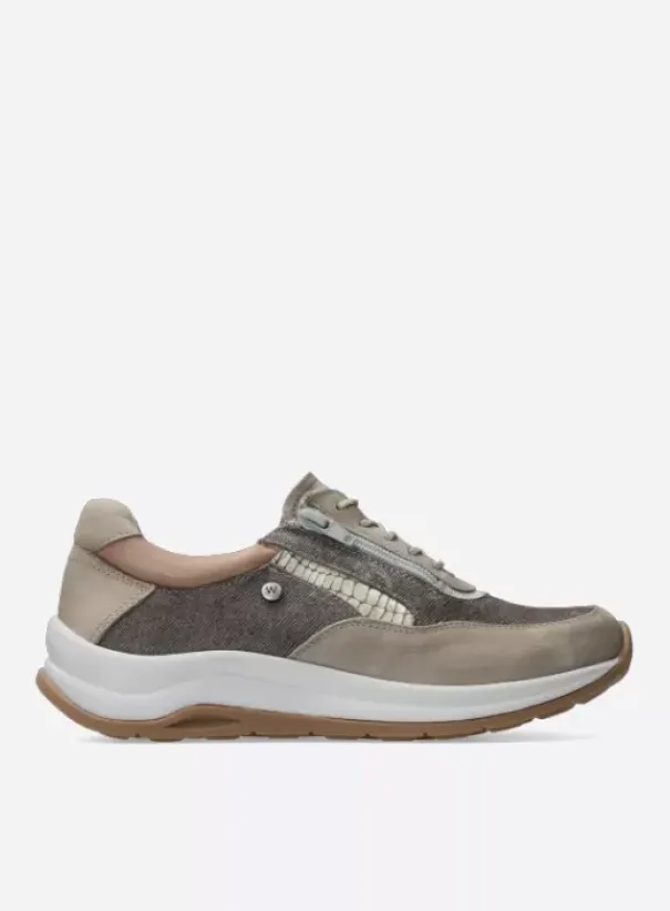 Wandelschoenen|Sneakers|Wolky Cupar safari combi leer