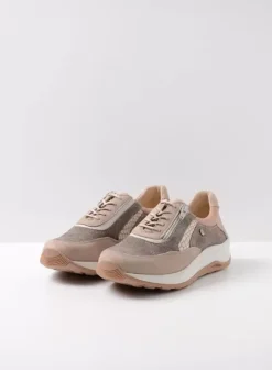 Wandelschoenen|Sneakers|Wolky Cupar safari combi leer