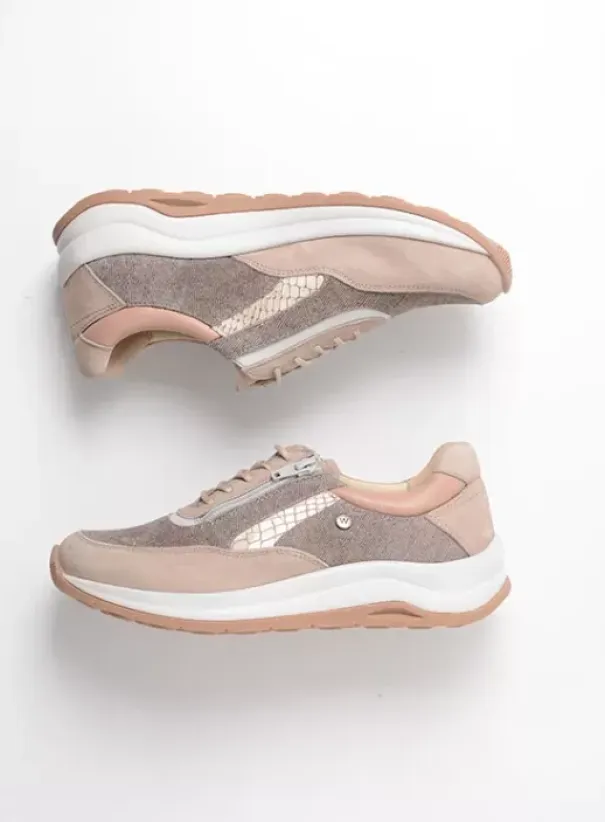 Wandelschoenen|Sneakers|Wolky Cupar safari combi leer