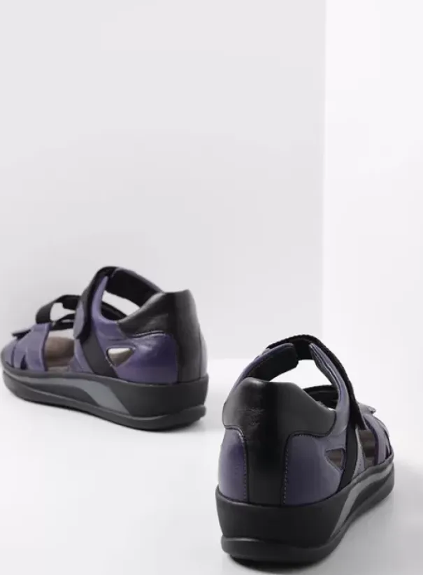 Sandalen|Voorjaar/zomer|Wolky Desh paars leer