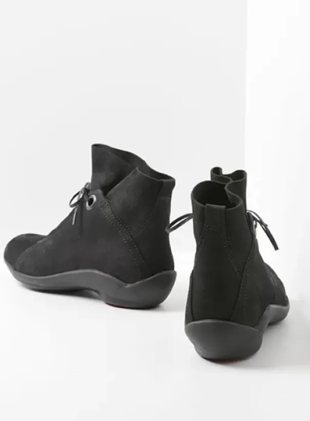 Veterschoenen|Wolky Diana zwart nubuck