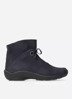 Veterschoenen|Wolky Diana blauw nubuck