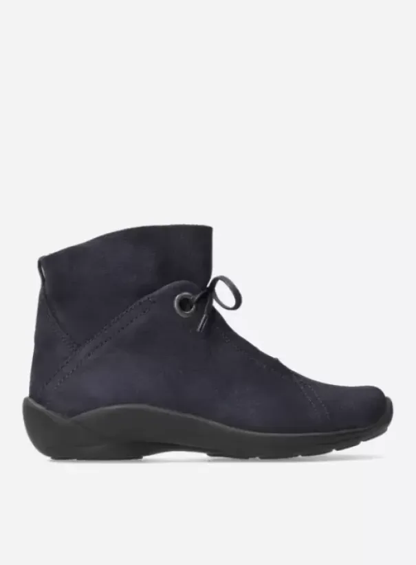 Veterschoenen|Wolky Diana blauw nubuck