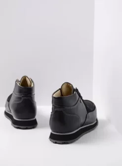Wandelschoenen|Sneakers|Wolky e-Boot zwart stretch leer