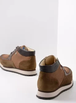Wandelschoenen|Sneakers|Wolky e-Boot taupe combi leer