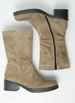 Laarzen|Wolky Edmonton taupe suede