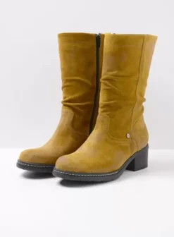 Laarzen|Wolky Edmonton donker oker suede