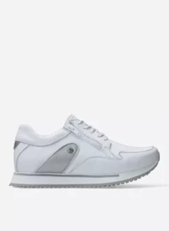 Hallux Valgus|Wandelschoenen|Wolky e-Go S2F wit/zilver stretchleer