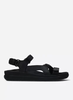 Sandalen|Wolky Energy Lady zwart gevet leer