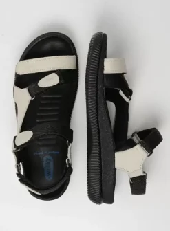 Sandalen|Wolky Energy Lady gebroken wit gevet leer