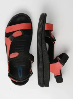 Sandalen|Wolky Energy Lady rood gevet leer