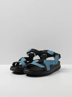 Sandalen|Wolky Energy Lady jeans gevet leer