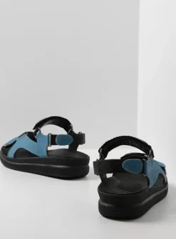 Sandalen|Wolky Energy Lady jeans gevet leer