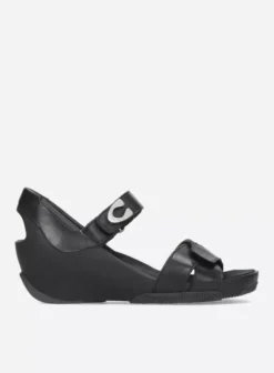 Sandalen|Wolky Epoch zwart leer