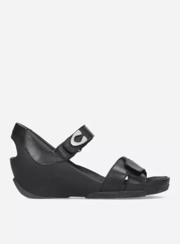 Sandalen|Wolky Epoch zwart leer