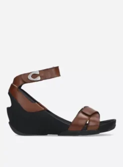 Sandalen|Wolky Era cognac leer