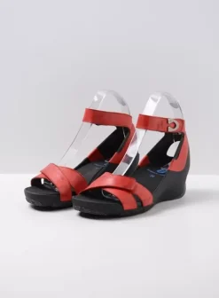 Sandalen|Wolky Era rood leer