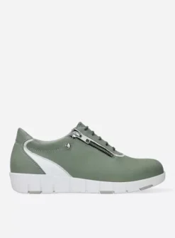 Hallux Valgus|Veterschoenen|Wolky Etosha HV lichtgroen nubuck