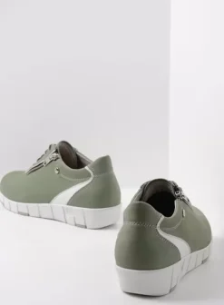 Hallux Valgus|Veterschoenen|Wolky Etosha HV lichtgroen nubuck
