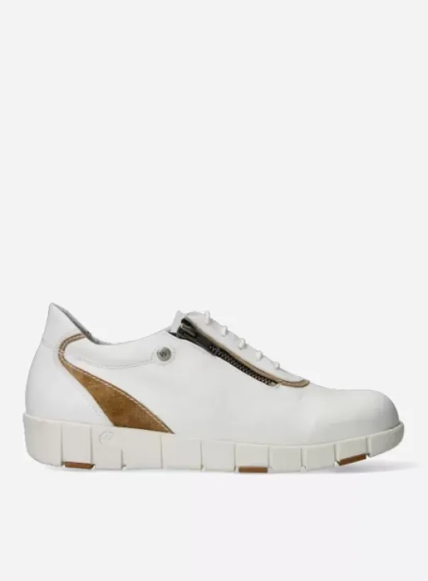 Hallux Valgus|Veterschoenen|Wolky Etosha HV wit/beige leer