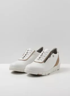 Hallux Valgus|Veterschoenen|Wolky Etosha HV wit/beige leer