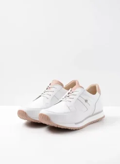 Wandelschoenen|Sneakers|Wolky e-Walk wit/nude leer