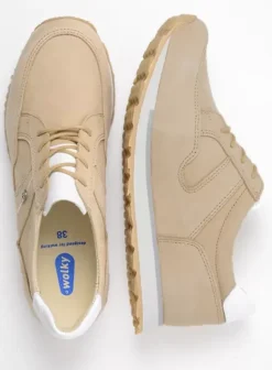 Wandelschoenen|Sneakers|Wolky e-Walk beige nubuck
