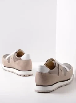 Wandelschoenen|Sneakers|Wolky e-Walk safari/brons leer