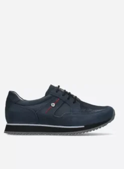Wandelschoenen|Sneakers|Wolky e-Walk winterblauw stretch nubuck