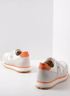 Wandelschoenen|Sneakers|Wolky e-Walk wit/gebroken wit leer