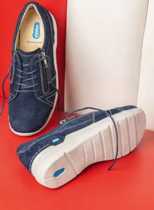 Hielspoor|Wandelschoenen|Wolky Feltwell denim nubuck