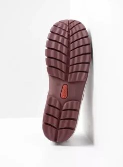Veterschoenen|Wolky Fly donkerrood leer