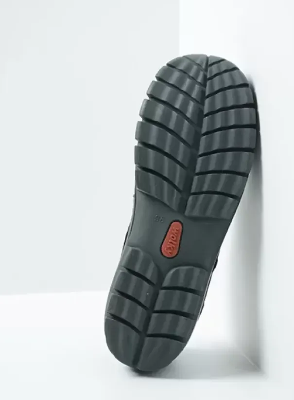 Veterschoenen|Wolky Fly zwart nubuck