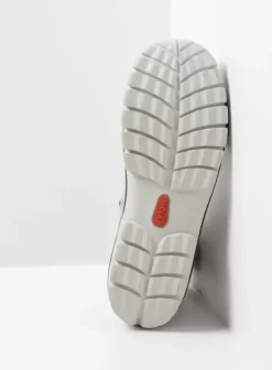 Veterschoenen|Wolky Fly blauw leer