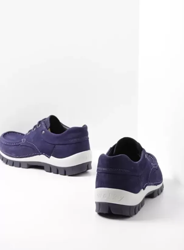 Veterschoenen|Wolky Fly paars nubuck