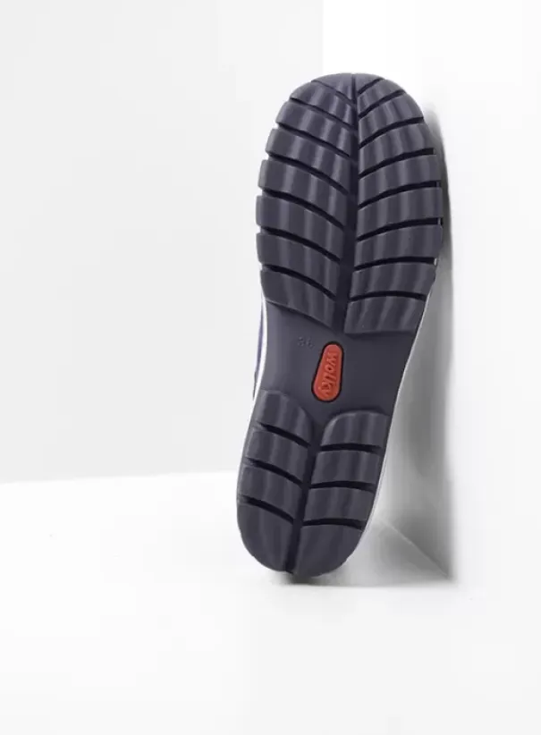 Veterschoenen|Wolky Fly paars nubuck