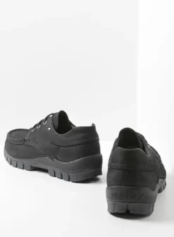 Comfortschoenen|Veterschoenen|Wolky Fly men zwart nubuck