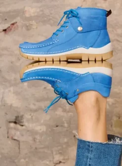 Veterschoenen|Voorjaar/zomer|Wolky Fly Summer hemelsblauw nubuck