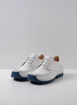 Veterschoenen|Voorjaar/zomer|Wolky Fly Summer wit/blauw leer