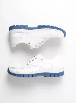 Veterschoenen|Voorjaar/zomer|Wolky Fly Summer wit/blauw leer