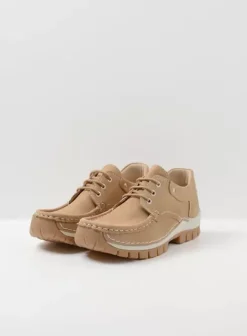 Veterschoenen|Wolky Fly Summer beige nubuck