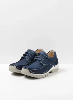 Veterschoenen|Wolky Fly Summer denim nubuck