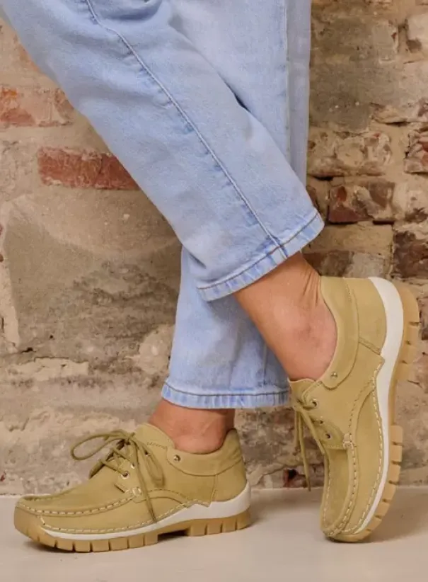 Veterschoenen|Voorjaar/zomer|Wolky Fly Summer lichtgroen nubuck