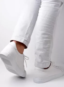 Veterschoenen|Nette schoenen heren|Wolky Forecheck wit leer