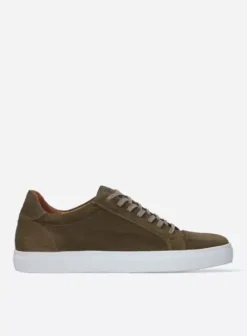 Veterschoenen|Sneakers|Wolky Forecheck donker taupe suede