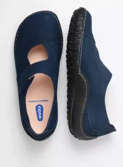 Volle voeten|Bandschoenen|Wolky Fresh denim nubuck