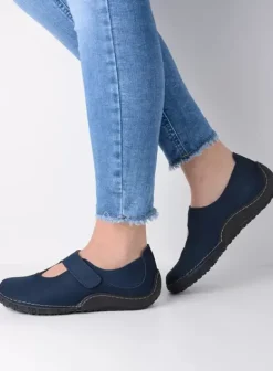 Volle voeten|Bandschoenen|Wolky Fresh denim nubuck